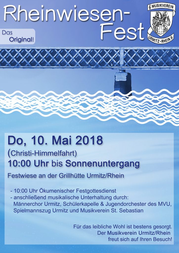 Orchester Musikverein am Rhein Fest zu Christi Himmelfahrt Rheinwiese
